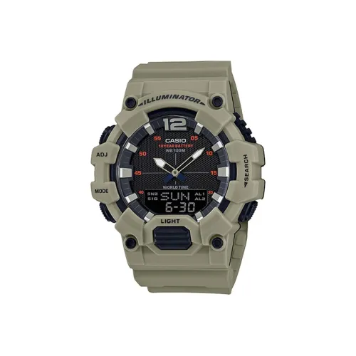CASIO YOUTH Collection Круглый Аналоговый Кварцевый Механизм Смольный Ремешок Часы Мужские Черный Циферблат