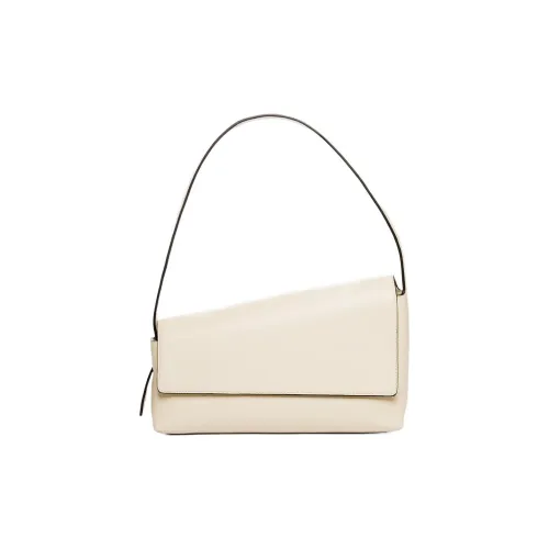 Staud Кожа Плечевая сумка Сумка Женская Кремово-белая