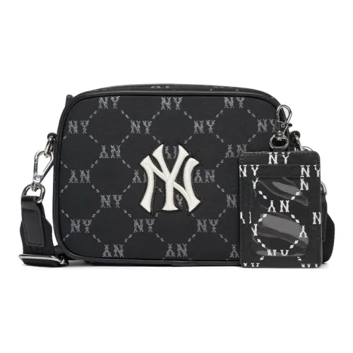 MLB MONOGRAM Коллекция Полиэстер Camera Сумка Комбинированная Сумка Сумка через плечо Унисекс Черный