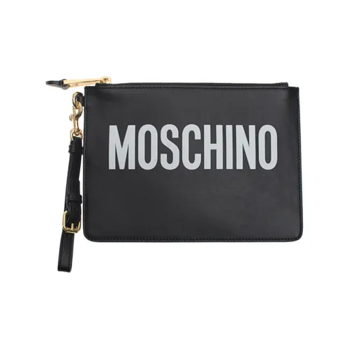 MOSCHINO Кожа Клатч Женский Черный