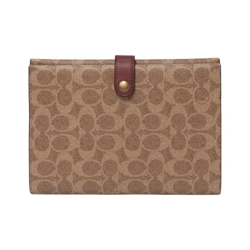 COACH Tech Case Клатч из искусственной кожи маленький женский хаки