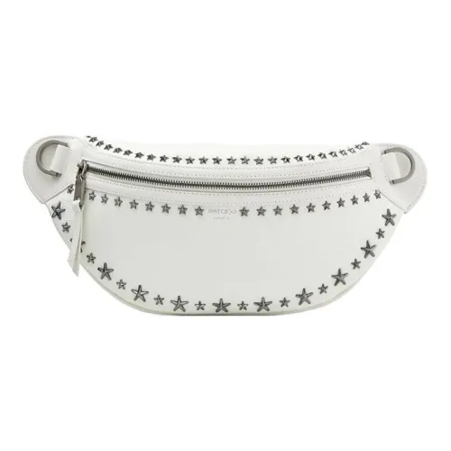 Jimmy Choo Телячья кожа Бананка Женская Белая