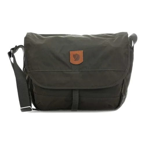 Fjallraven 12L Одно плечо Через плечо На открытом воздухе Сумка Органический хлопок Полиэстер Темно-зеленый Унисекс