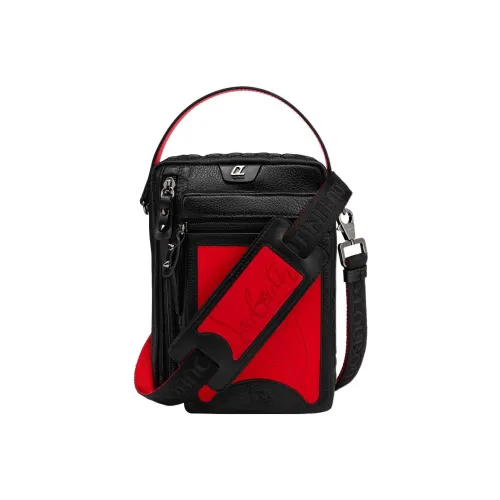 CL LUBOTING Текстурированная Телячья Кожа Сумка через плечо Сумка на плечо Стандартная Мужская Черная