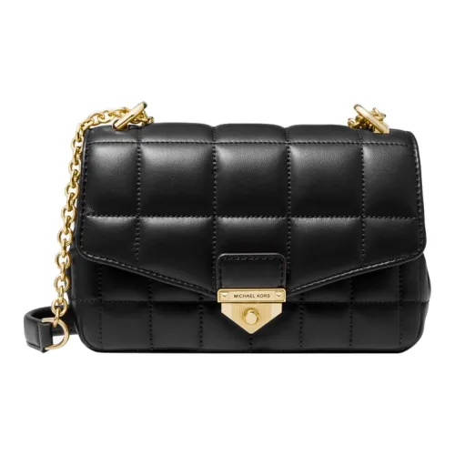 MICHAEL KORS SOHO Совместный бренд Sheepskin Сумка через плечо Сумка на плечо Женская Черная