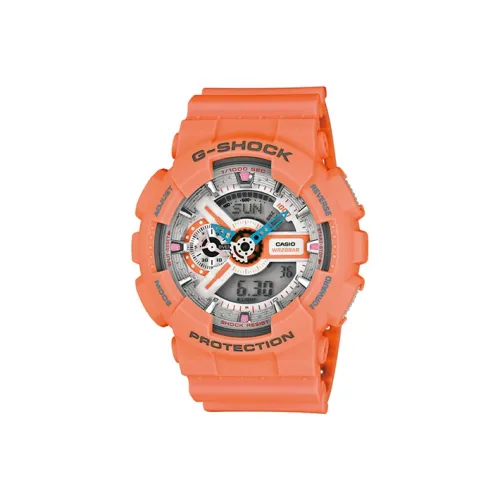 CASIO г Shock Collection Кварцевый механизм Смола Ремешок Часы Мужские Циферблат Серый GA 110DN 4A