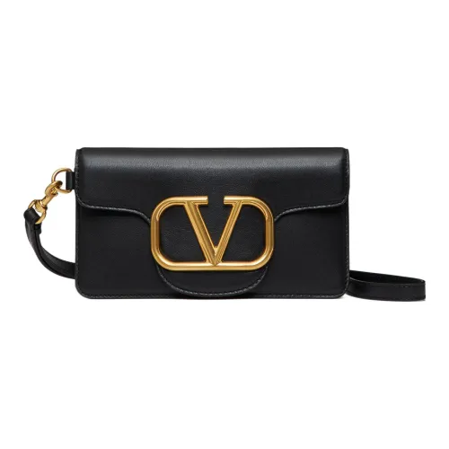 Valentino Сумка через плечо из телячьей кожи чехол для телефона мужской черный