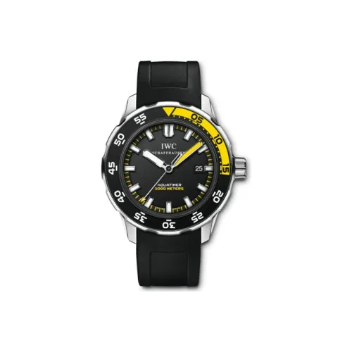 IWC Автоматический Механический Мужской Часы Ocean Time Series 45,6мм*14,2мм Черные