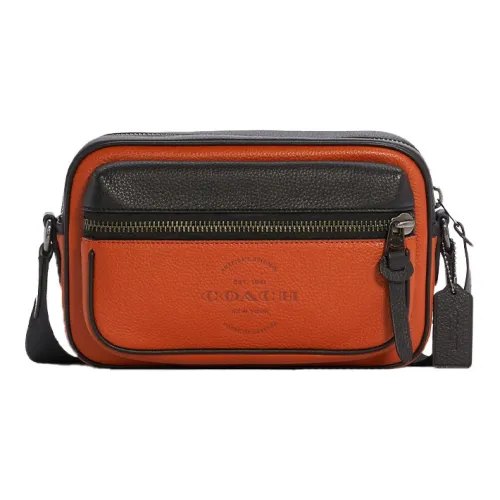 COACH Thompson Каменная кожа Camera Сумка Сумка через плечо Маленькая Мужская