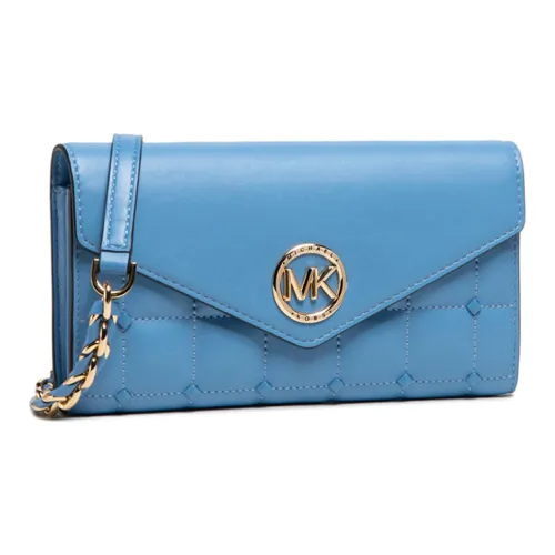 MICHAEL KORS MK CARMEN Коровья кожа Конверт Сумка Сумка через плечо Сумка на плечо Женская Синяя