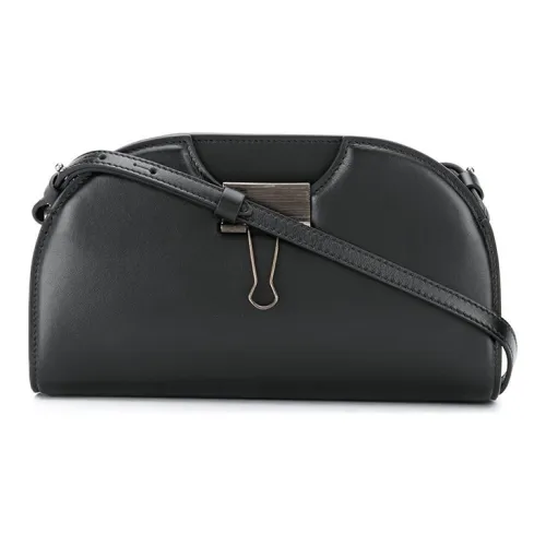 Off Белый Кожа Camera Сумка Плечевая сумка Унисекс Черный