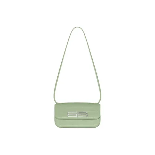 Balenciaga Gossip Коровья кожа Портативная сумка через плечо сумка на плечо Женская Зеленая