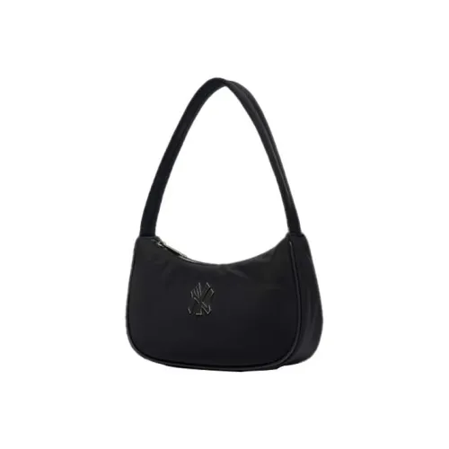 Mlb Base Logo Полиэстер Плечевая Сумка Пельмени Плечевая Сумка Женская Черная