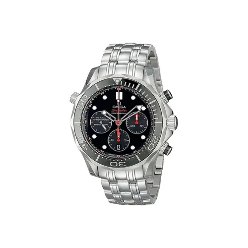 OMEGA Механический механизм Мужской Seahorse Series 300m Diving Watch Часы 44 мм Черные