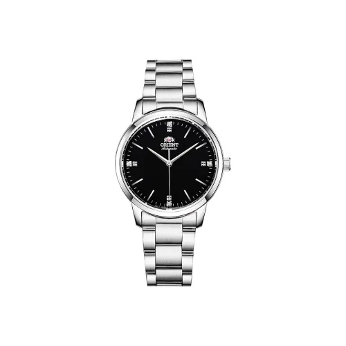 ORIENT Механический механизм нержавеющая сталь ремешок для часов часы 32 мм женские черный циферблат модель RA NB0101B10B