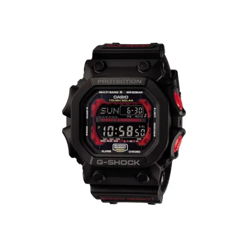 CASIO MASTER OF LAND Series SHOCK Кварцевый механизм Resin Strap Мужские часы Черный циферблат