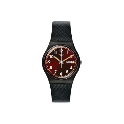 Swatch Quartz Movement Унисекс Часы Красные