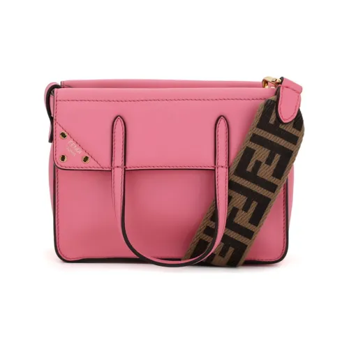 FENDI Сумка Tote из коровьей кожи Сумка для покупок Сумка через плечо Сумка маленькая Женская Розовая Конфетная