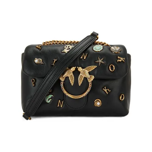 PINKO Овчина Swallow Сумка Сумка через плечо Женская Черная