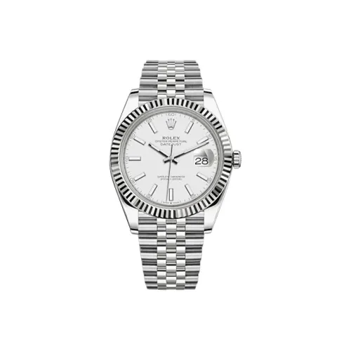 ROLEX Автоматический Механический Механизм Мужские Часы Log Series 41 мм Белые