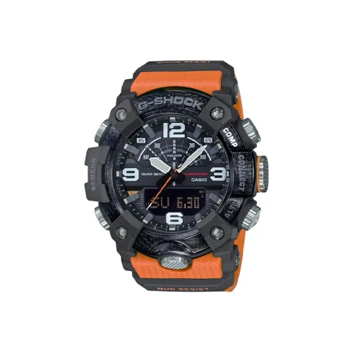 CASIO G SHOCK Collection Кварцевый механизм Смольный ремешок Часы Мужские Черный циферблат GGB100 1A9