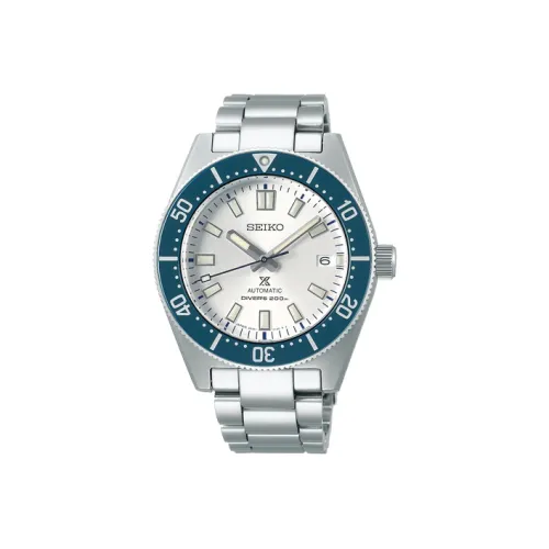 SEIKO Prospe Collection Автоматический Механический Механизм Нержавеющая Сталь Ремешок Часы Мужские Белый Циферблат SPB213J1