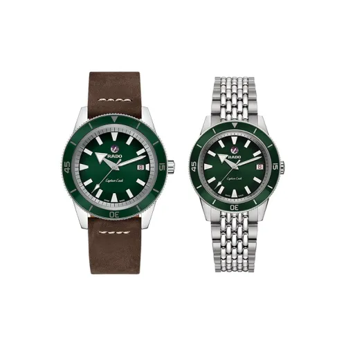 RADO Heritage Collection Автоматический Механический Механизм Унисекс Часы 42 мм Зеленый Циферблат