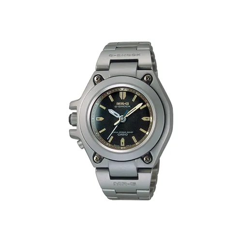 CASIO MR G Series Электронные Часы Механические Металлический Ремешок Мужские Часы Серебристый Циферблат