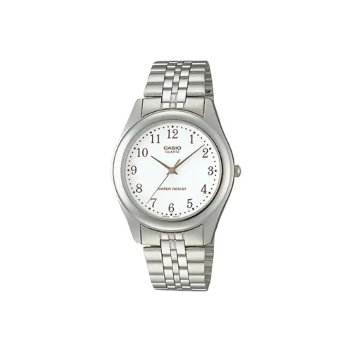 CASIO Standard Series Кварцевый механизм нержавеющая сталь ремешок мужские часы белый циферблат