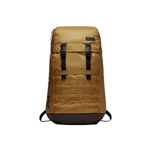 Nike Полиэстер Рюкзак Унисекс Желтый Коричневый