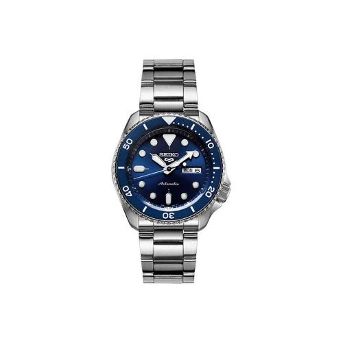 SEIKO Автоматический Механический Механизм Мужские Часы Classic Cans 42,5 мм Синий