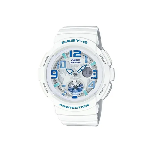 CASIO Baby G Theme Series Кварцевые часы Женские часы Белый циферблат