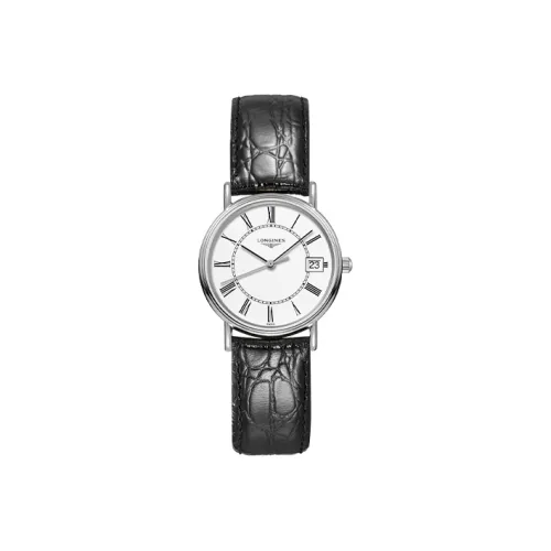 LONGINES Magnificent Collection Кварцевый механизм Женские часы Часы 30 мм Белый циферблат Корпус из нержавеющей стали