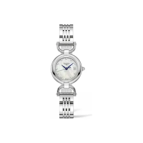 Longines Rider Collection Кварцевый механизм Женские часы 26,5 мм Белый циферблат Ремешок из нержавеющей стали