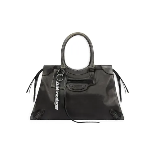 Balenciaga Neo Classic Коровья кожа Сумка Мужская Черная