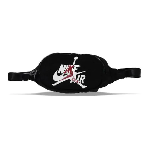 Джордан Полиэстер Сумка через плечо Бананка Обычный Унисекс Черный