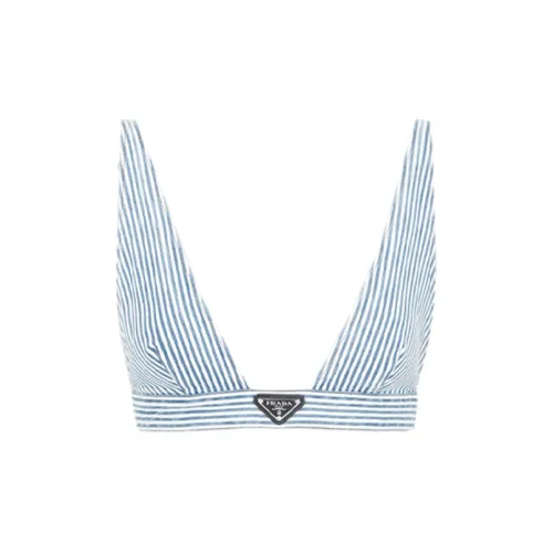 PRADA Синие Женские Бюстгальтеры