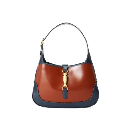 GUCCI Jackie 1961 Кожа Лунный Свет Сумка через плечо Сумка через плечо Маленькая Женская Красная Синяя Многоцветная