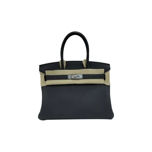 HERMES Birkin Коровья кожа Togo Сумка Birkin Сумка Женская Черная