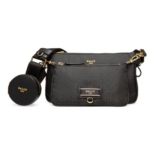 BALLY Переработанный нейлон 3-в-1 Маленькая сумка сумка через плечо мини для женщин черный