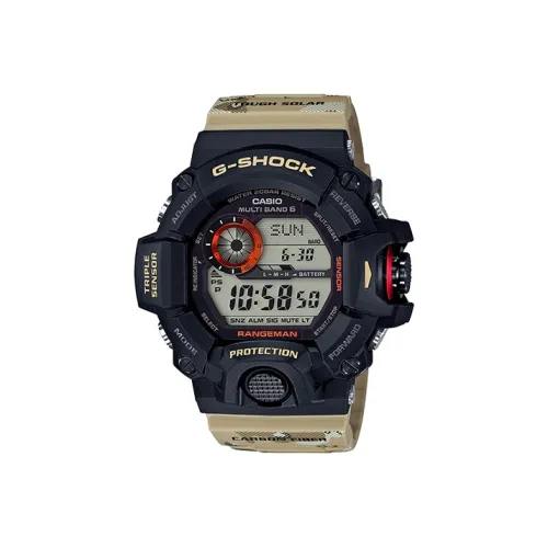 CASIO G SHOCK Collection MASTER OF MIIOW Collection Кварцевый механизм Смольный ремешок Часы Мужские с серым циферблатом