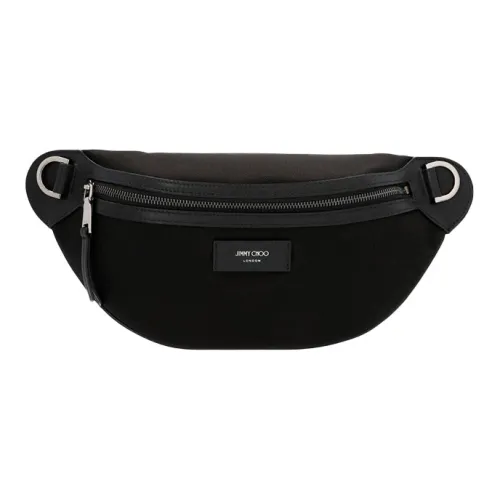 Jimmy Choo Нейлоновая сумка-банка для мужчин черного цвета