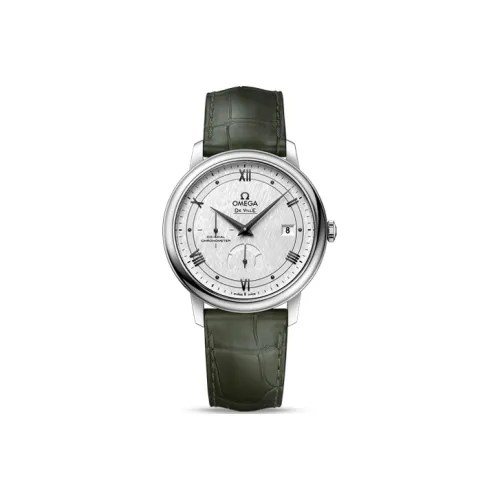 OMEGA Автоматический Механический Часы Мужские Elegant Saucer Series 39,5 мм Белые