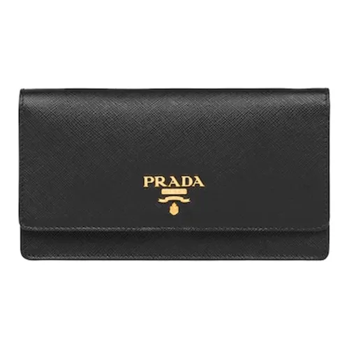 PRADA Saffiano кожа ручная сумка через плечо женская черная
