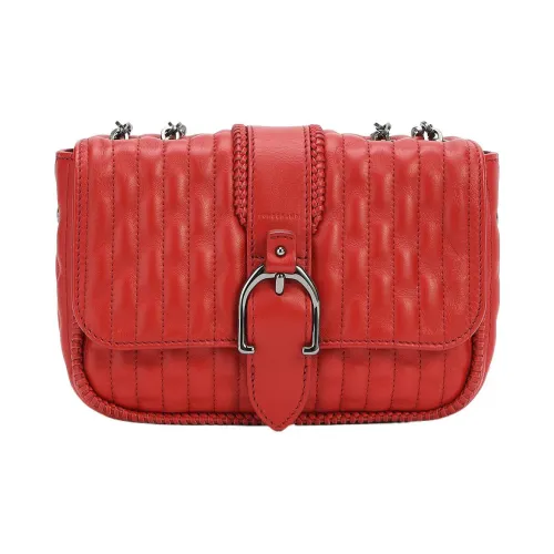 LONGCHAMP Amazone Овчина Конверт Сумка через плечо Женская Красная