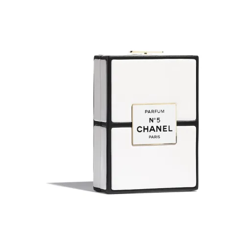 CHANEL Lambskin Сумка через плечо Мини Женская Белая Черная Многоцветная