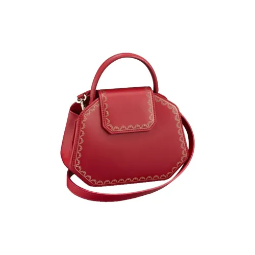 Cartier Guirlande Телячья кожа Сумка Сумка через плечо Сумка через плечо Мини Женская Красная