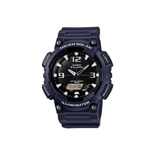 CASIO DIGITAL Collection Disk Кварцевый механизм Смольный ремешок Часы Мужские Черный циферблат