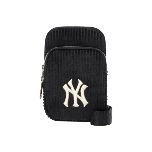 МЛБ Base Logo Нью-Йорк Янкис Вельвет Чехол для телефона Сумка через плечо Унисекс Черный
