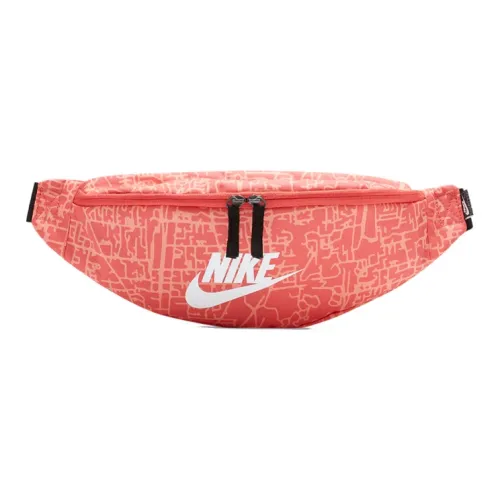 nike Heritage Ткань Сумка через плечо Слинг-сумка Сумка на пояс Стандартная Унисекс Таинственная Пепельная Красная